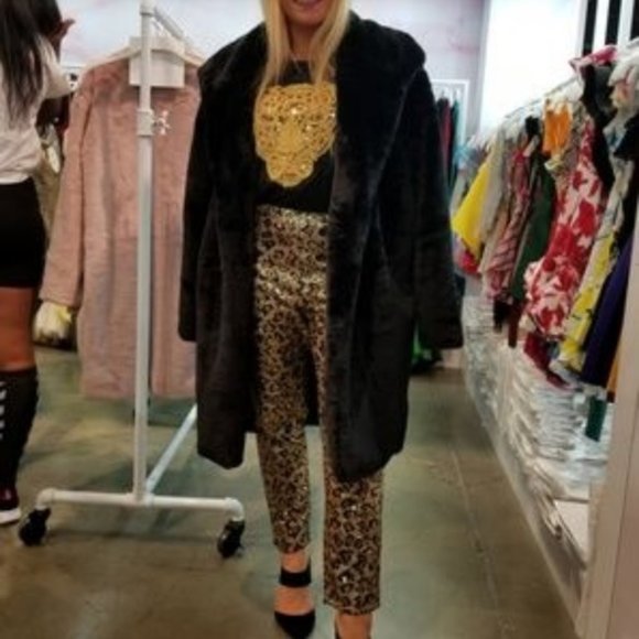 FIERCE DOLLZ Leopard Print 2 Piece Set - Picture 4 of 4